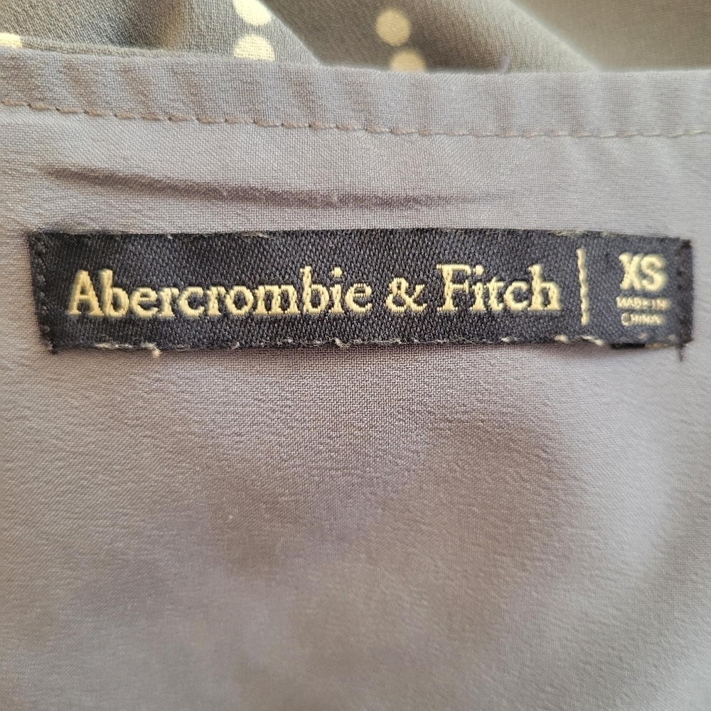 Abercrombie & Fitch Gray Faux Wrap Dress Size XS - Picture 5 of 5